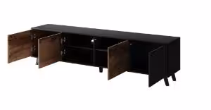 Obrazek Stolik RTV Felicjan 200 dąb wotan/czarny