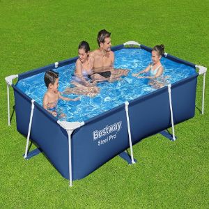 Obrazek Prostokątny Basen Ze Stelażem 2.59x1.7x0.61m 56403