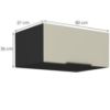 Obrazek Szafka kuchenna Arona cashmere 80 Nagu-36 1f