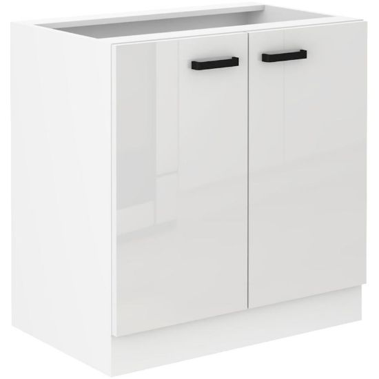 Obrazek Szafka kuchenna MIA biały połysk/biały 80d 2f bb