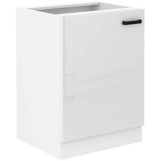 Obrazek Szafka kuchenna MIA biały połysk/biały 60d 1f bb