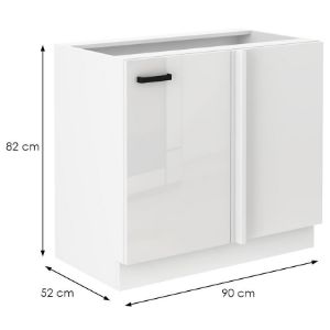 Obrazek Szafka kuchenna MIA biały połysk/biały 105 nd 1f bb