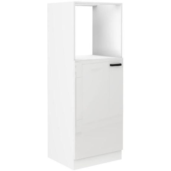 Obrazek Szafka kuchenna MIA biały połysk/biały 60dkpl-162 1f bb
