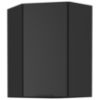 Obrazek Szafka kuchenna Siena czarny matowy 60x60 Gn-90 1f (45°)