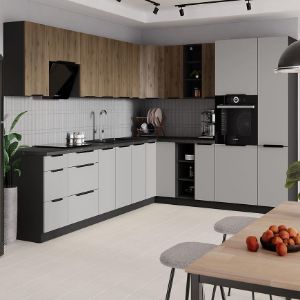 Obrazek Szafka kuchenna Monza orzech okapi 60x60 Gn-90 1f (45°)