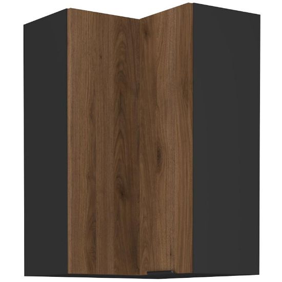 Obrazek Szafka kuchenna Monza orzech okapi 60x60 Gn-90 1f (90°)