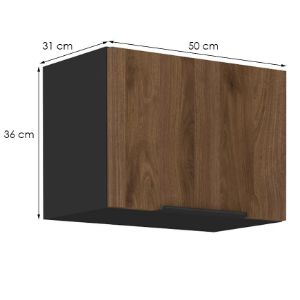 Obrazek Szafka kuchenna Monza orzech okapi 50gu-36 1f