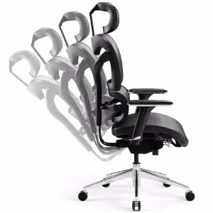 Obrazek Fotel Biurowy Diablo V-Commander Czarny/Szary