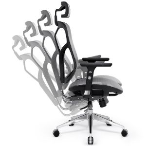 Obrazek Fotel Biurowy Diablo V-Basic Czarny/Szary