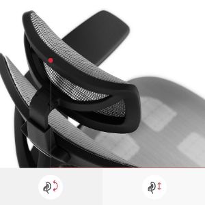 Obrazek Fotel Biurowy Diablo V-Basic Czarny/Szary