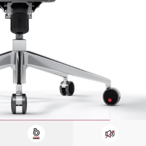 Obrazek Fotel Biurowy Diablo V-Basic Biały/Szary