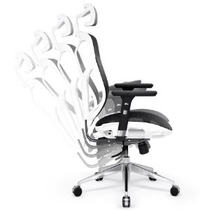 Obrazek Fotel Biurowy Diablo V-Basic Biały/Czarny