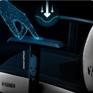 Obrazek Fotel Gamingowy Dziecięcy Diablo X-Gamer 2.0 Snow White