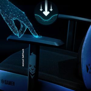 Obrazek Fotel Gamingowy Dziecięcy Diablo X-Gamer 2.0 Cool Water