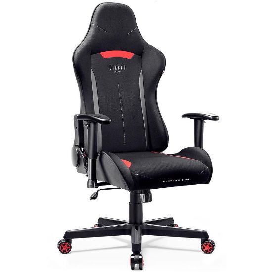 Obrazek Fotel Gamingowy Diablo X-Starter Czarny/Czerwony