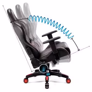 Obrazek Fotel Gamingowy King Diablo X-One 2.0 Czarny/Czerwony