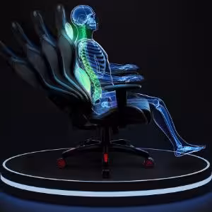 Obrazek Fotel Gamingowy King Diablo X-One 2.0 Czarny/Czerwony