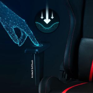 Obrazek Fotel Gamingowy King Diablo X-One 2.0 Czarny/Czerwony