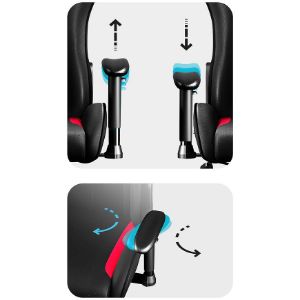 Obrazek Fotel Gamingowy Diablo X-Starter Czarny + Led