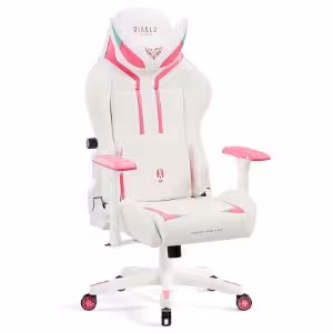 Fotel Gamingowy Normal Diablo X-Ray 2.0 Biały/Róż