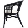 Obrazek Krzesło Dion z naturalnego rattanu czarne