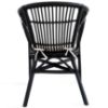 Obrazek Krzesło Dion z naturalnego rattanu czarne