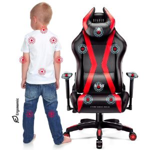 Obrazek Fotel Gamingowy Dziecięcy Diablo X-Horn 2.0 Czarny/Czerwony