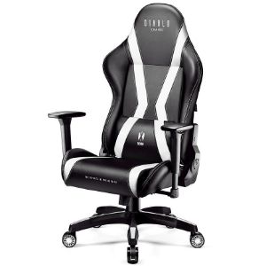 Obrazek Fotel Gamingowy Normal Diablo X-Horn 2.0 Czarny/Biały