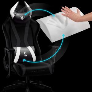 Obrazek Fotel Gamingowy Normal Diablo X-Horn 2.0 Czarny/Biały