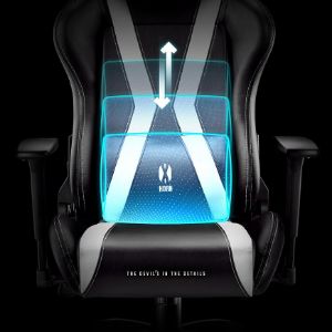 Obrazek Fotel Gamingowy Normal Diablo X-Horn 2.0 Czarny/Biały