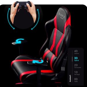 Obrazek Fotel Gamingowy Normal Diablo X-Horn 2.0 Czarny/Czerwony