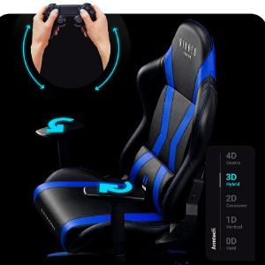 Obrazek Fotel Gamingowy Normal Diablo X-Horn 2.0 Czarny/Niebieski