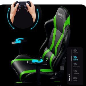 Obrazek Fotel Gamingowy Normal Diablo X-Horn 2.0 Czarny/Zielony