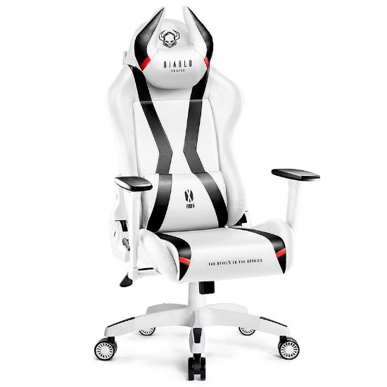 Obrazek Fotel Gamingowy Normal Diablo X-Horn 2.0 Biały/Czarny