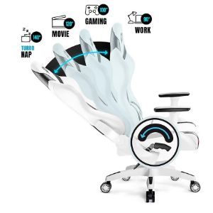 Obrazek Fotel Gamingowy Normal Diablo X-Horn 2.0 Biały/Czarny