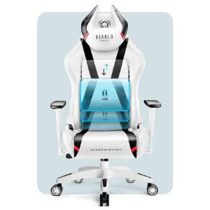 Obrazek Fotel Gamingowy Normal Diablo X-Horn 2.0 Biały/Czarny