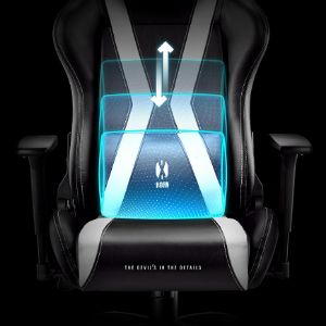 Obrazek Fotel Gamingowy King Diablo X-Horn 2.0 Czarny/Biały