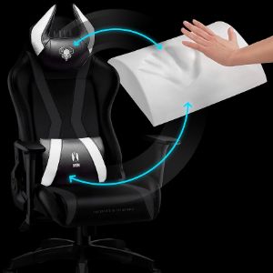 Obrazek Fotel Gamingowy King Diablo X-Horn 2.0 Czarny/Biały