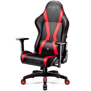 Obrazek Fotel Gamingowy King Diablo X-Horn 2.0 Czarny/Czerwony