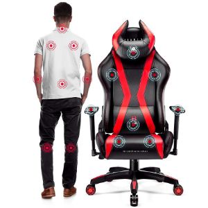 Obrazek Fotel Gamingowy King Diablo X-Horn 2.0 Czarny/Czerwony