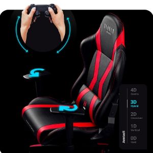 Obrazek Fotel Gamingowy King Diablo X-Horn 2.0 Czarny/Czerwony