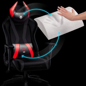 Obrazek Fotel Gamingowy King Diablo X-Horn 2.0 Czarny/Czerwony