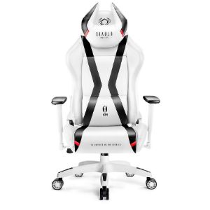 Obrazek Fotel Gamingowy King Diablo X-Horn 2.0 Biały/Czarny
