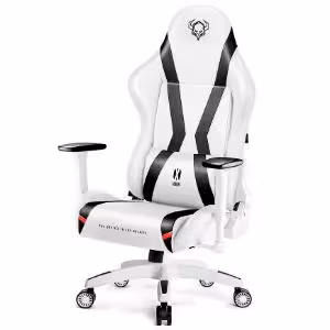 Obrazek Fotel Gamingowy King Diablo X-Horn 2.0 Biały/Czarny