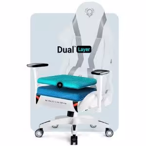 Obrazek Fotel Gamingowy King Diablo X-Horn 2.0 Biały/Czarny