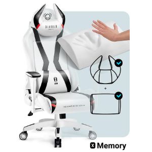 Obrazek Fotel Gamingowy King Diablo X-Horn 2.0 Biały/Czarny