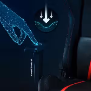 Obrazek Fotel Gamingowy Normal Diablo X-One 2.0 Czarny/Czerwony