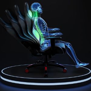 Obrazek Fotel Gamingowy Normal Diablo X-One 2.0 Czarny/Czerwony