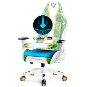Obrazek Fotel Gamingowy Normal Diablo X-One 2.0 Biały/Zielony