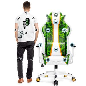Obrazek Fotel Gamingowy Normal Diablo X-One 2.0 Biały/Zielony